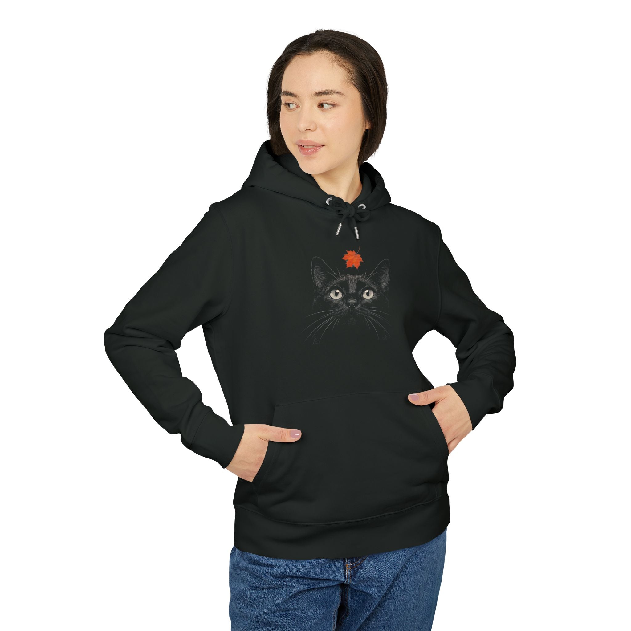 Last Leaf Cat Premium Hoodie