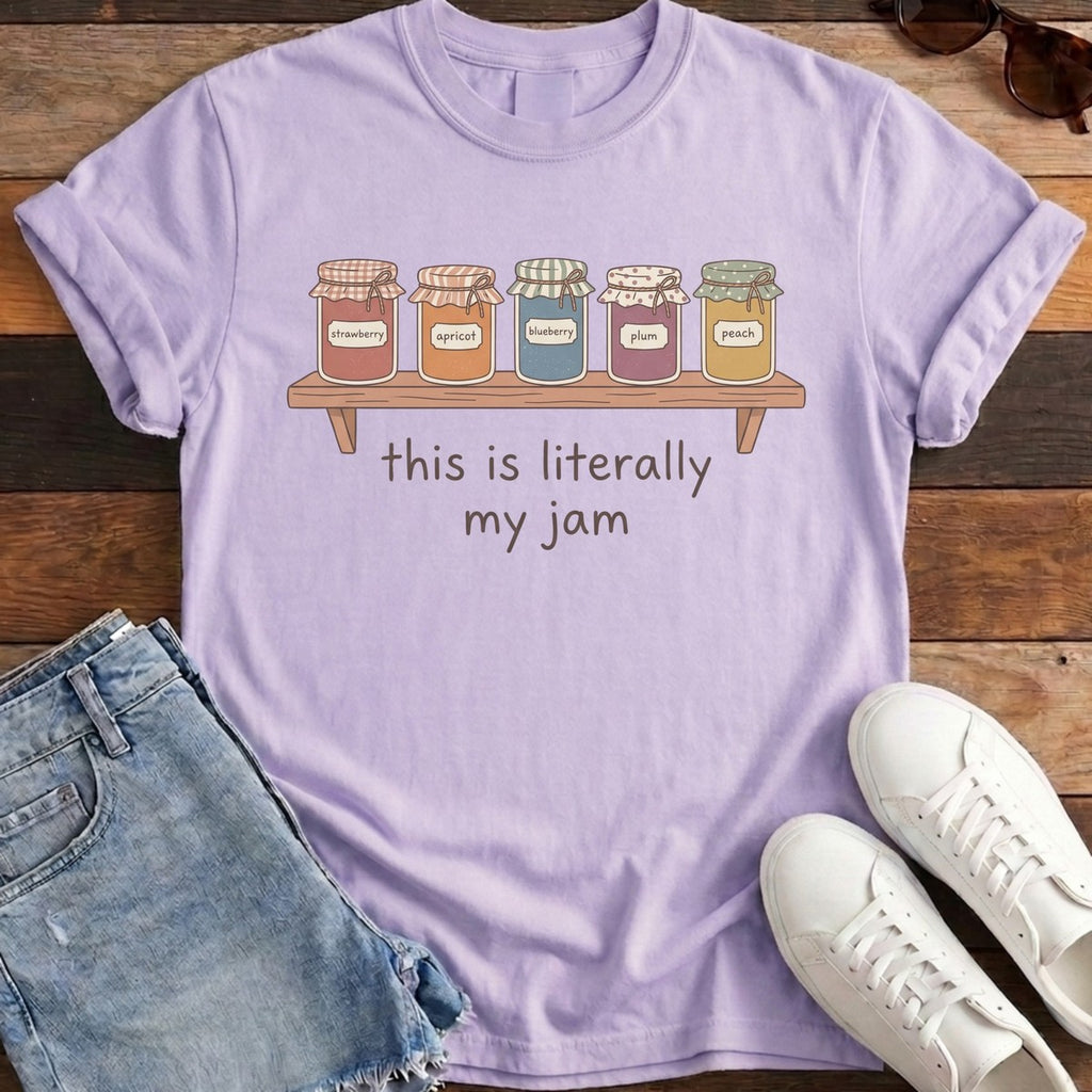 Literally My Jam Tee - Orchid