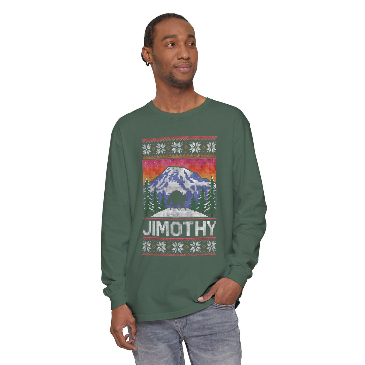 Jimothy Rainier Holiday Long Sleeve