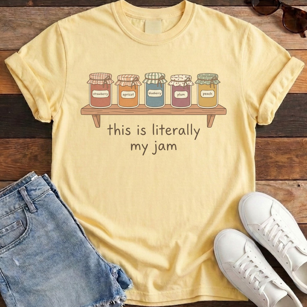 Literally My Jam Tee - Banana