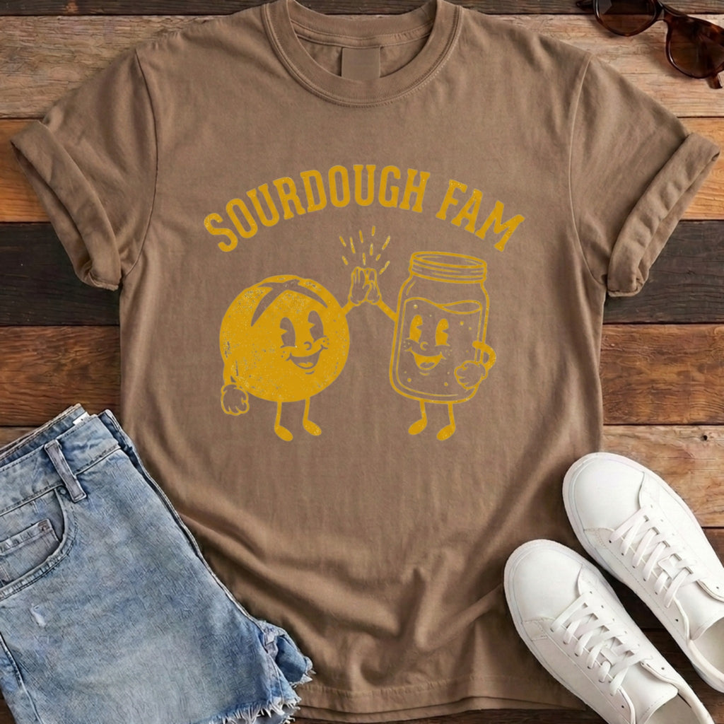Sourdough Fam tee espresso