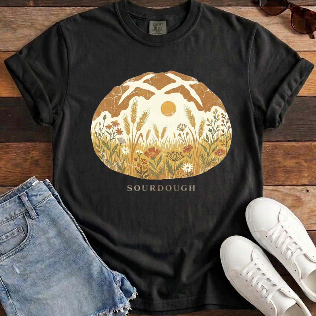 Simply Sourdough tee black