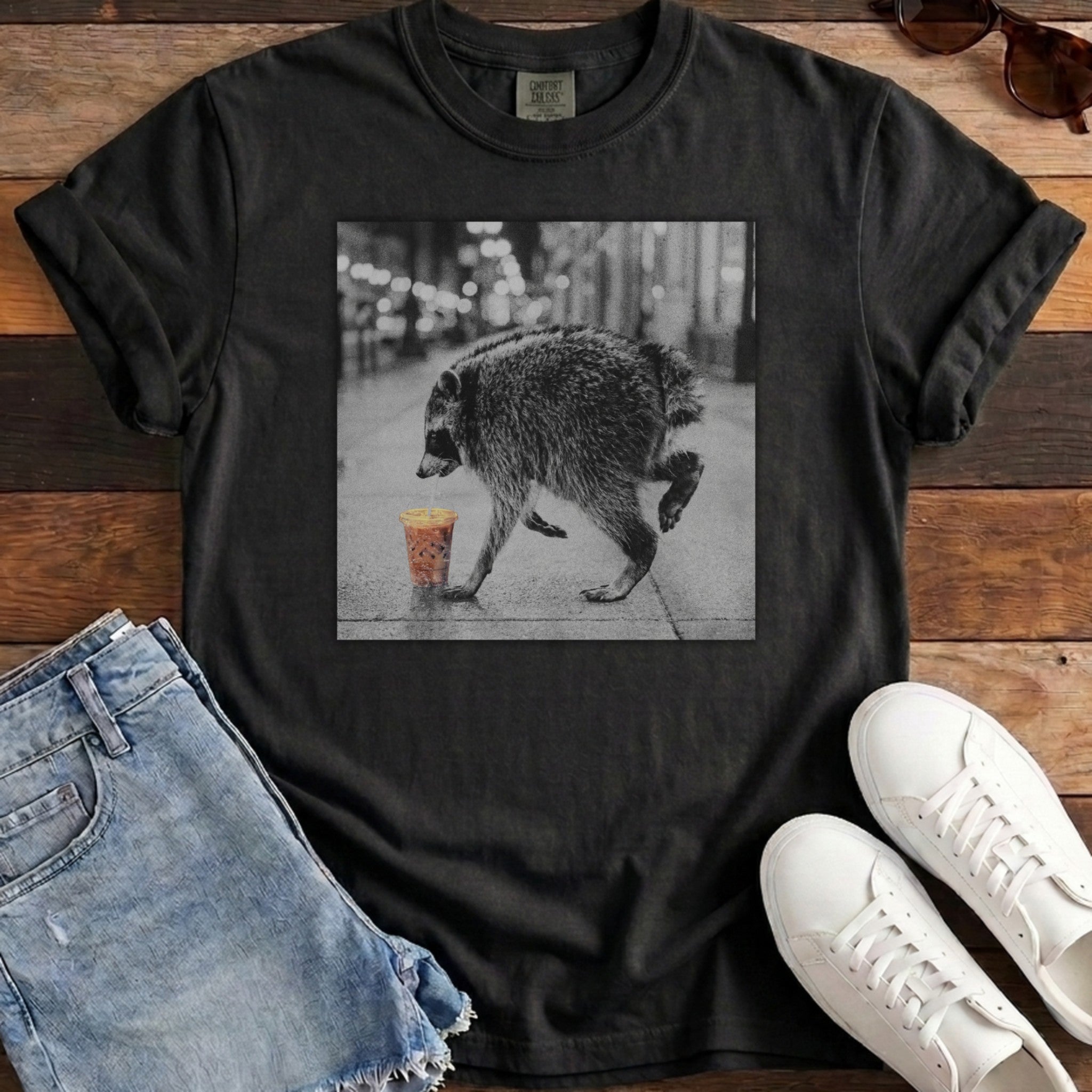 Caffeine Jimothy Tee - Black