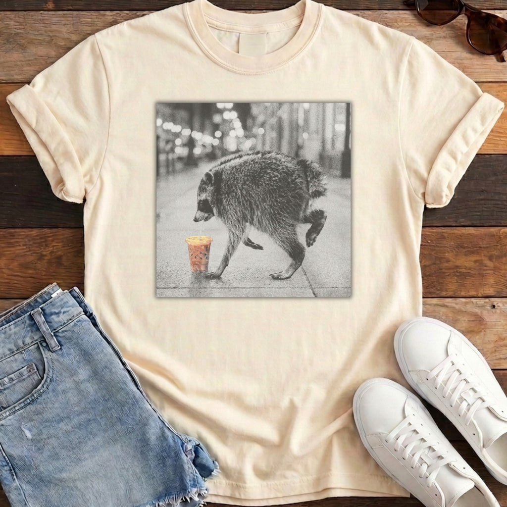 Caffeine Jimothy Tee - Ivory