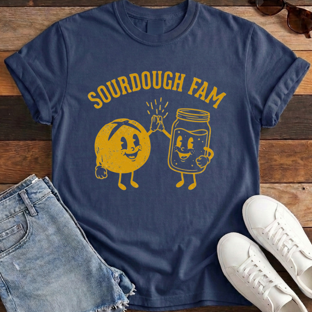 Sourdough Fam tee navy