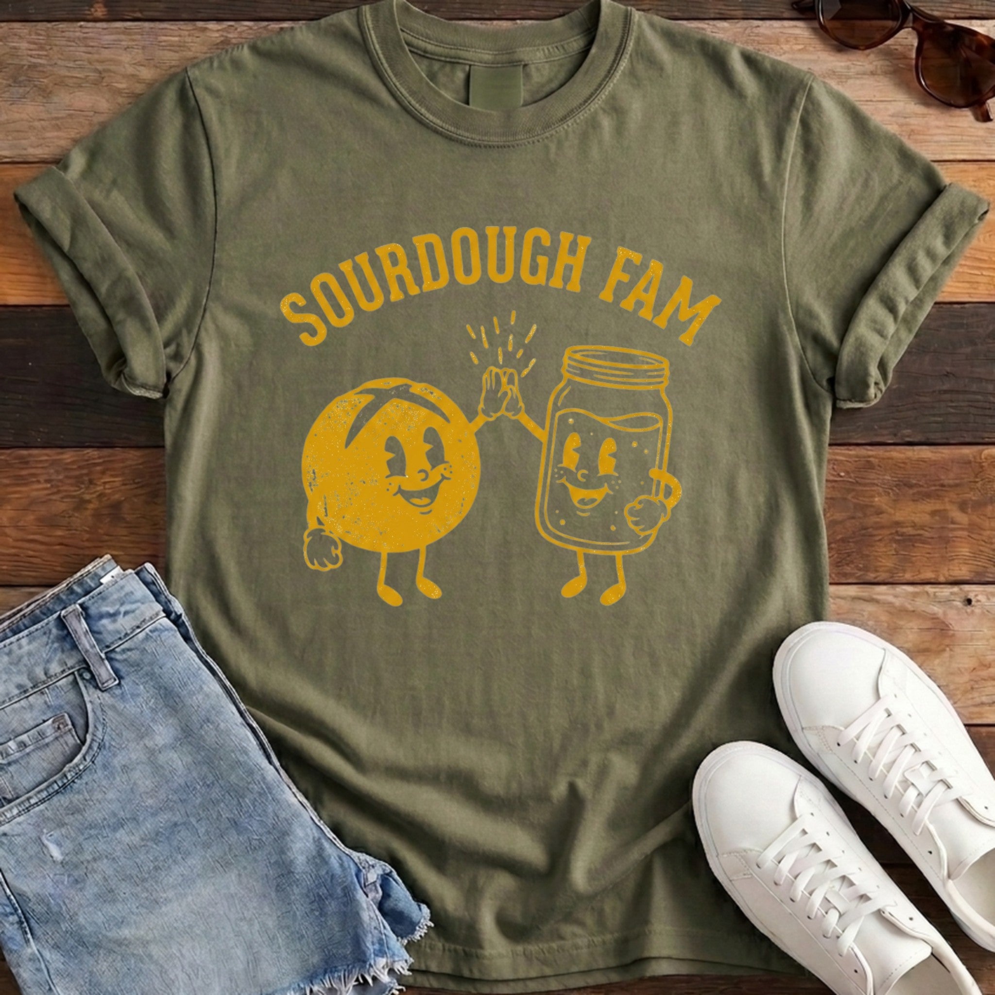 Sourdough Fam tee hemp
