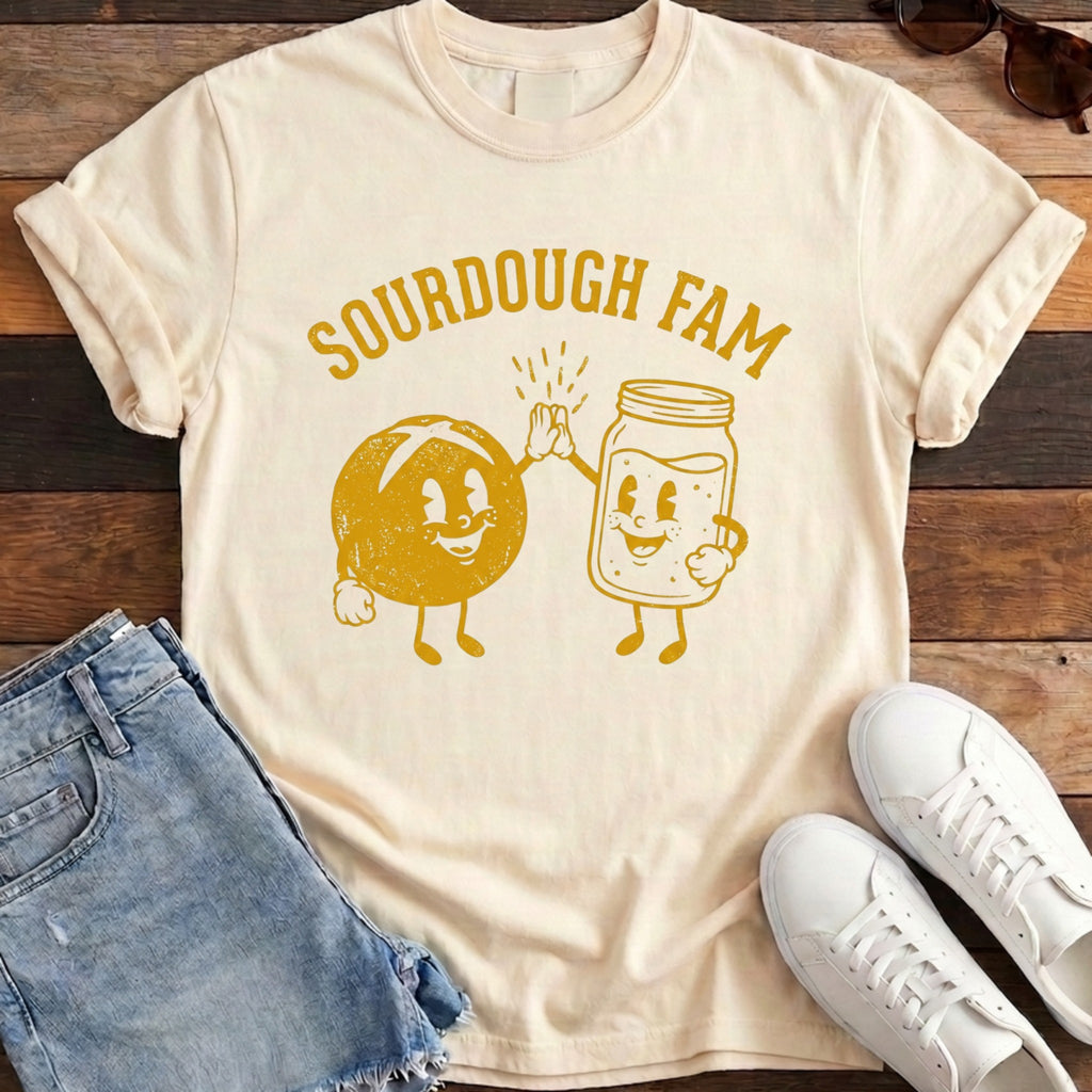Sourdough Fam tee ivory