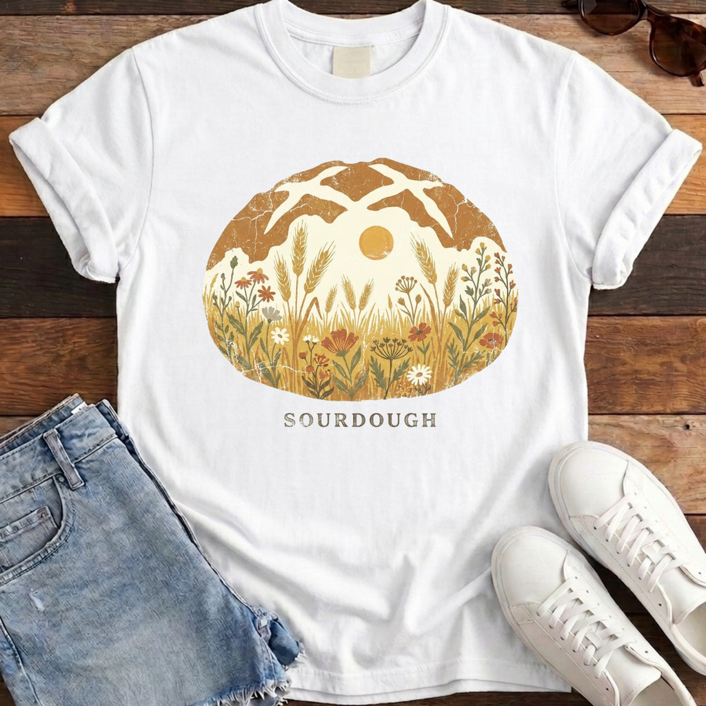 Simply Sourdough tee white