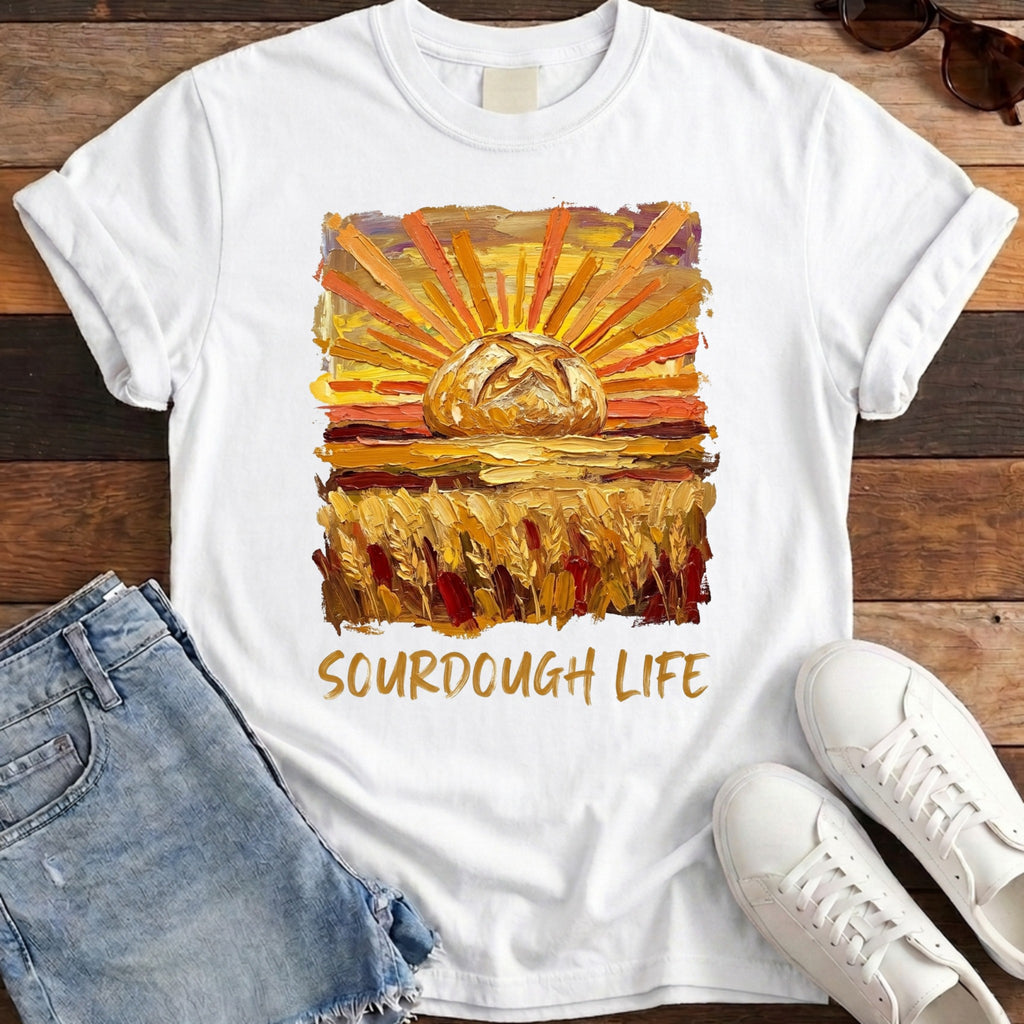 Sourdough Sunrise tee white