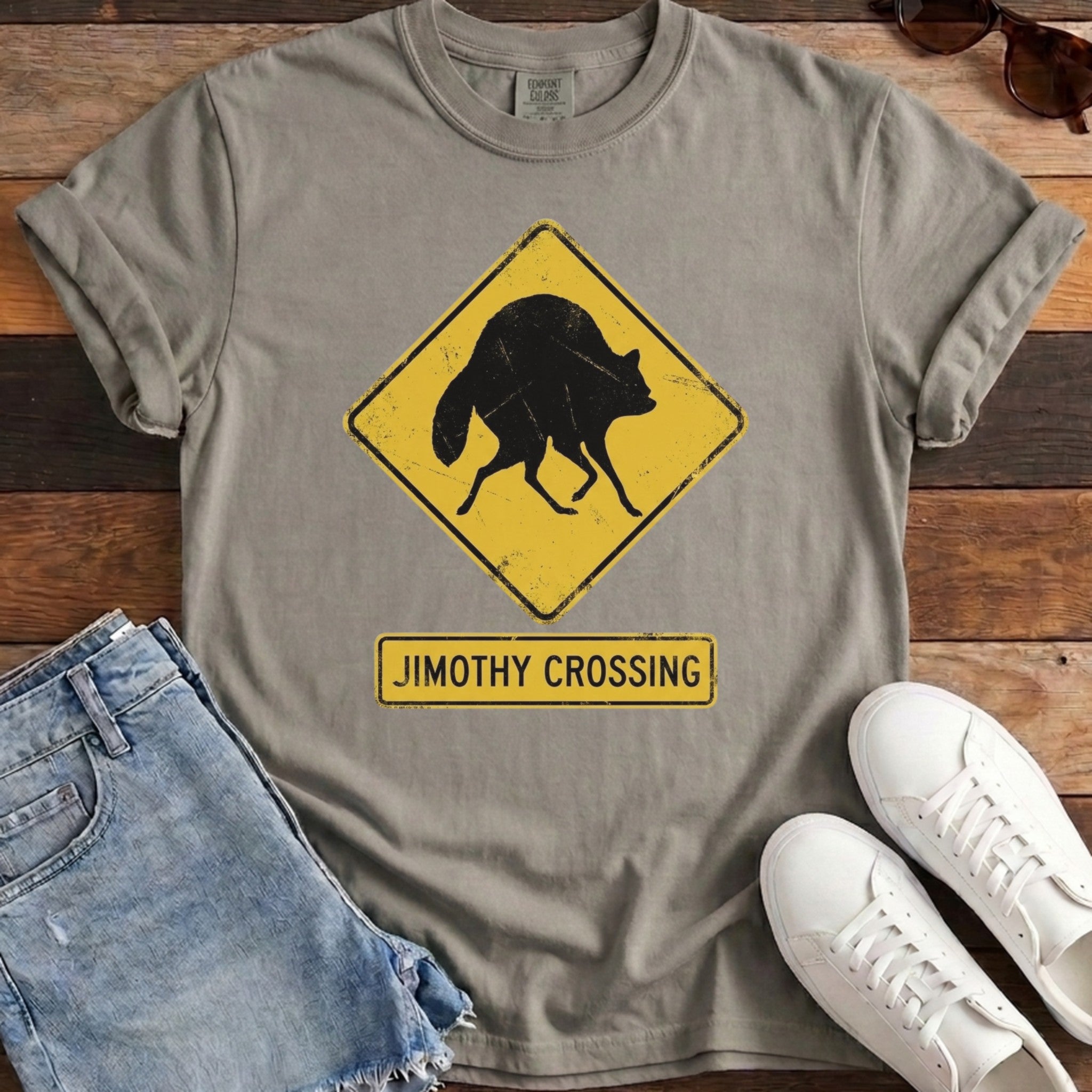 Jimothy Crossing Tee - Granite
