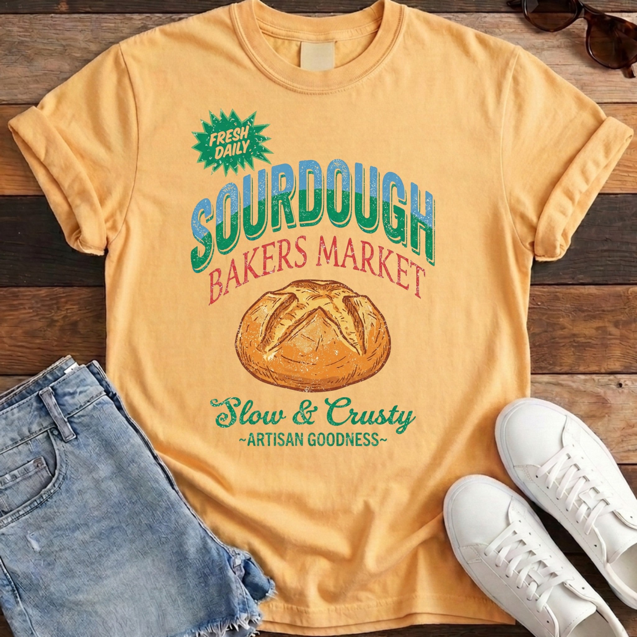 Bakers Market tee citrus
