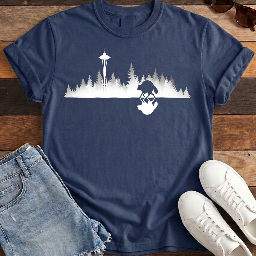 Jimothy Mirrored Tee - Navy