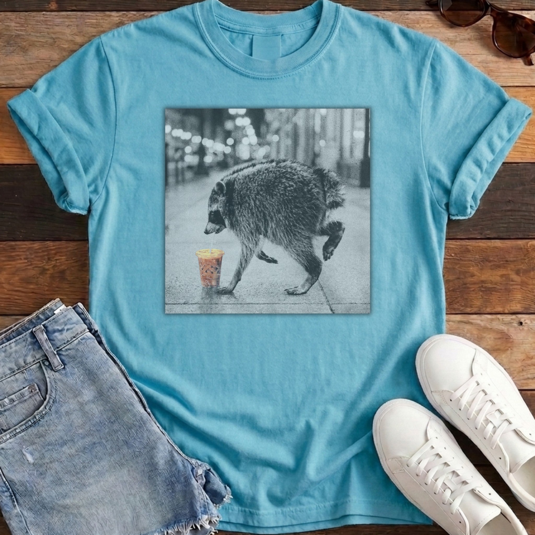 Caffeine Jimothy Tee - Royal Caribe