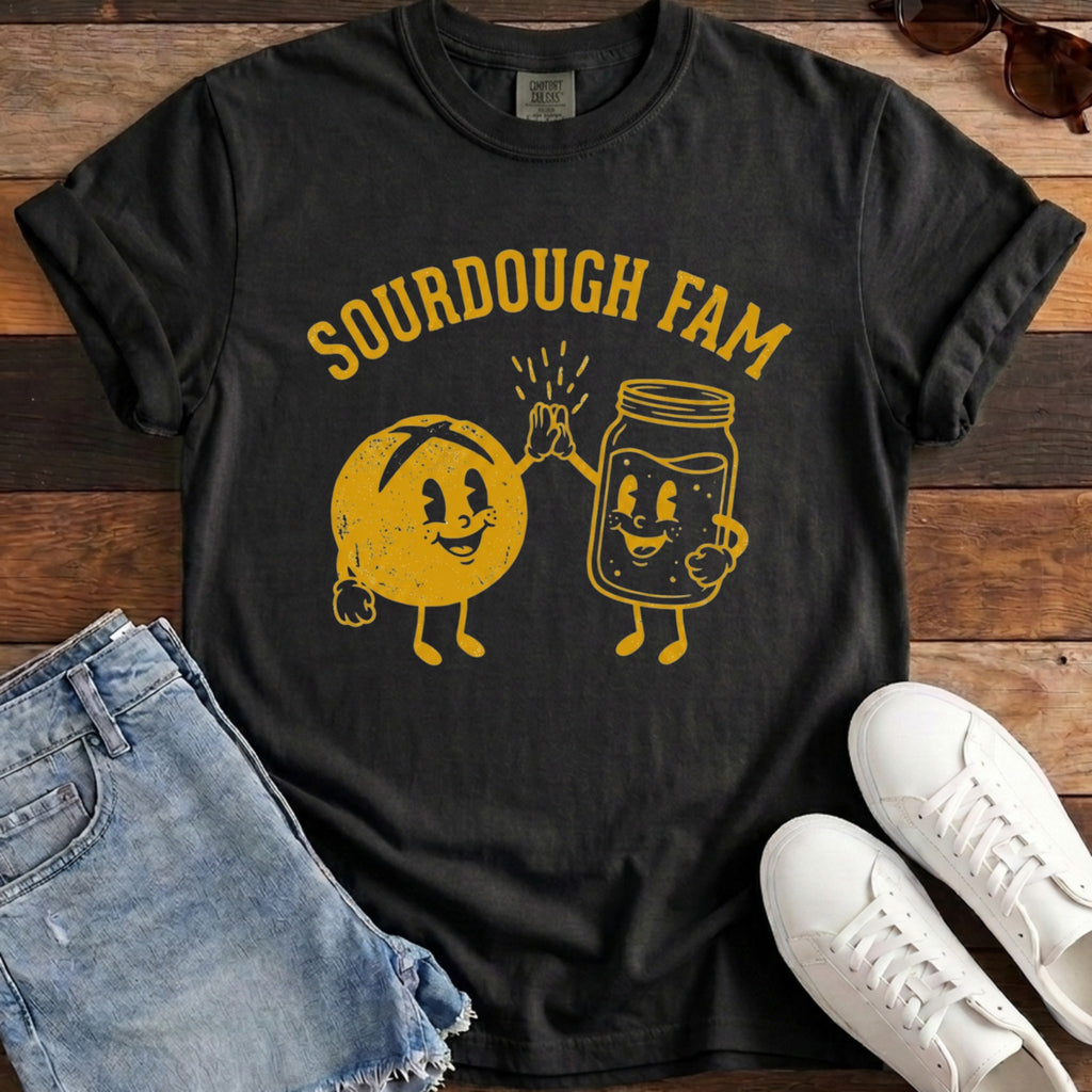Sourdough Fam tee black