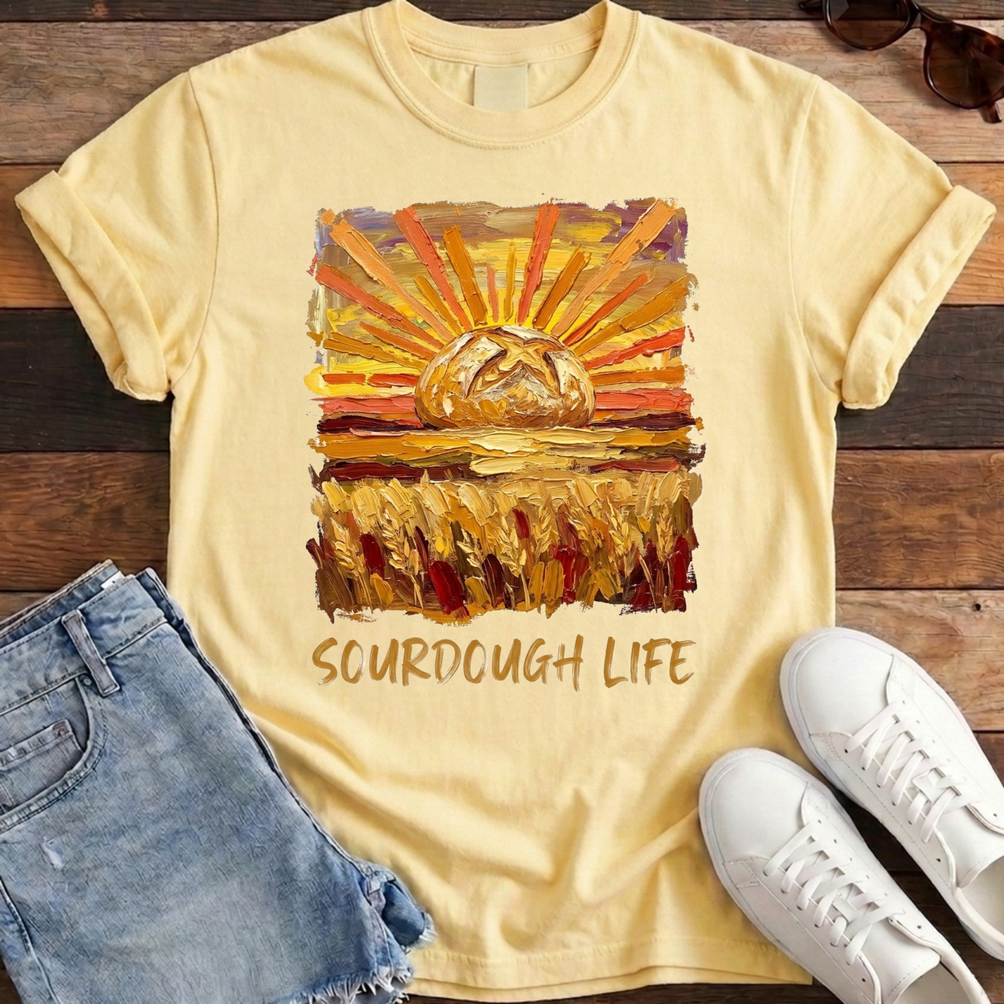 Sourdough Sunrise tee banana