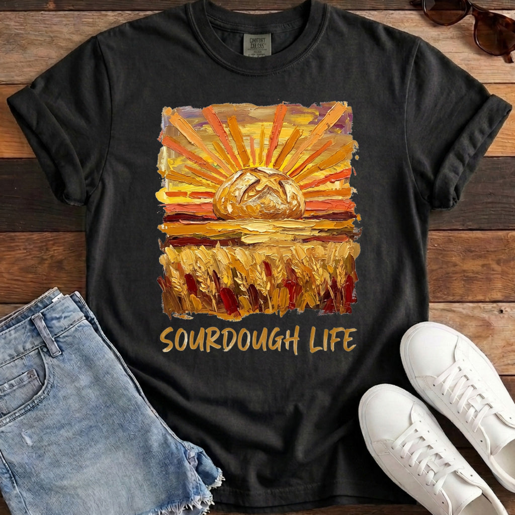 Sourdough Sunrise tee black