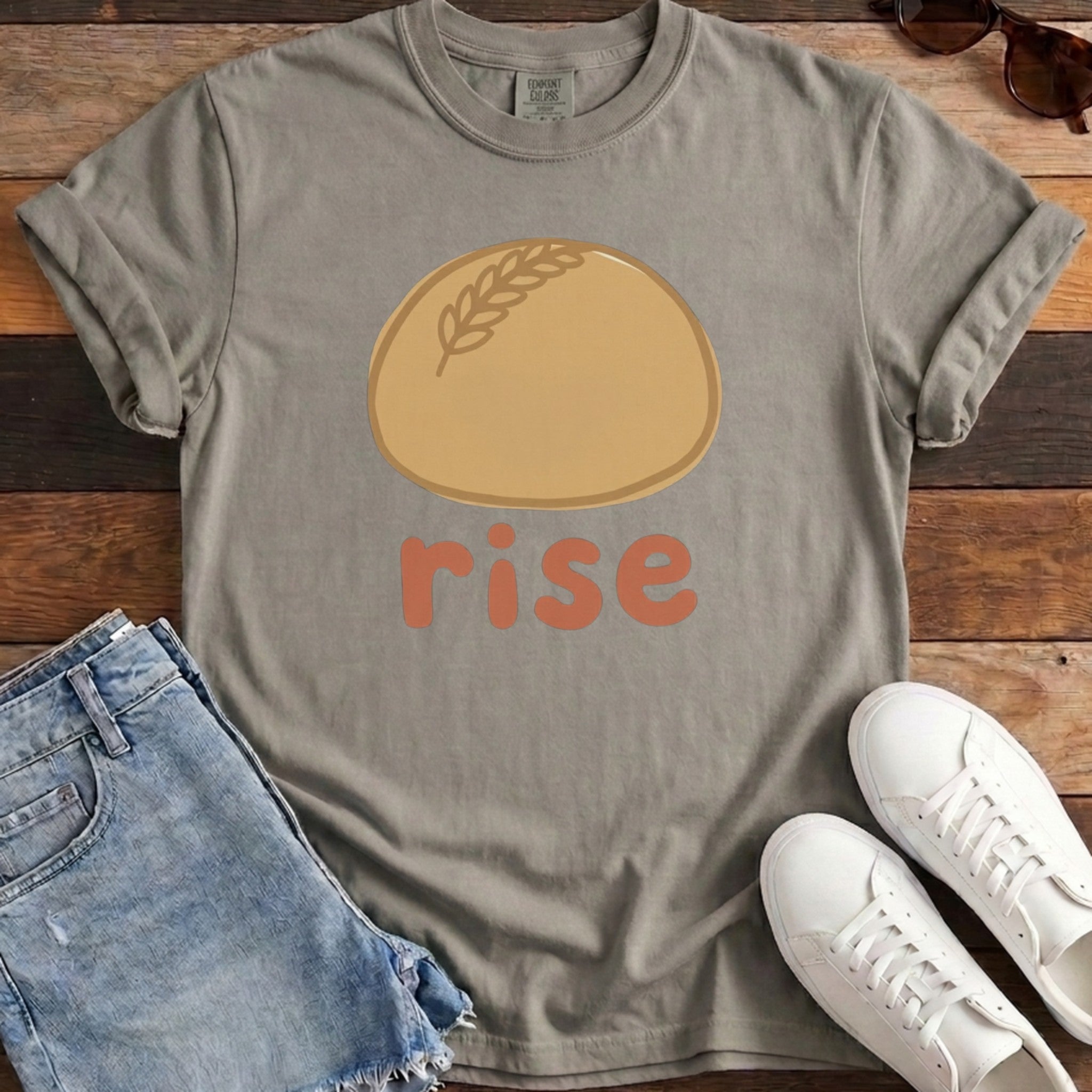 Rise Bread Tee - Granite