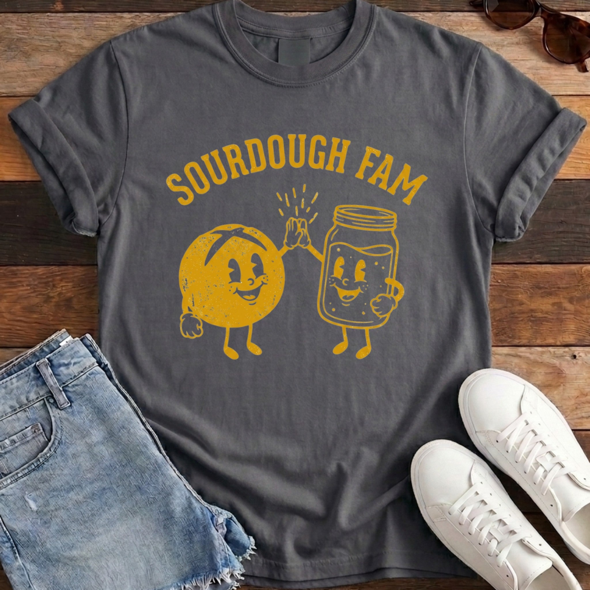 Sourdough Fam tee pepper