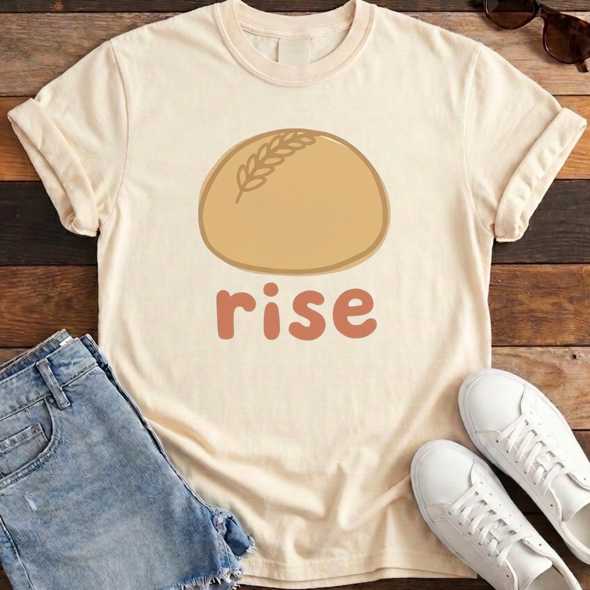 Rise Bread Tee - Ivory