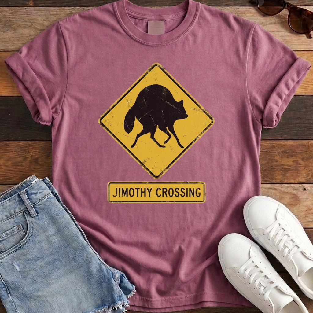 Jimothy Crossing Tee - Berry