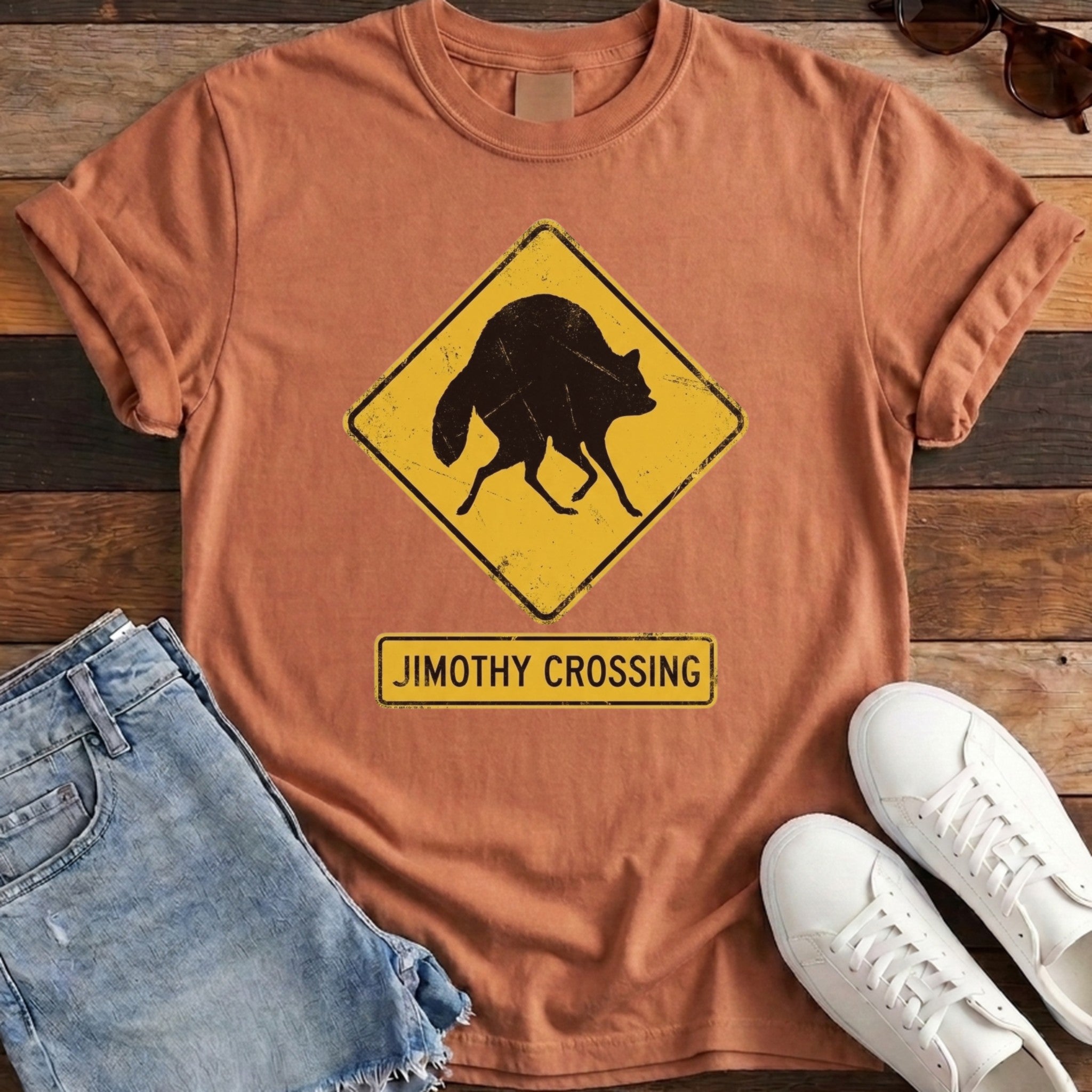 Jimothy Crossing Tee - Yam