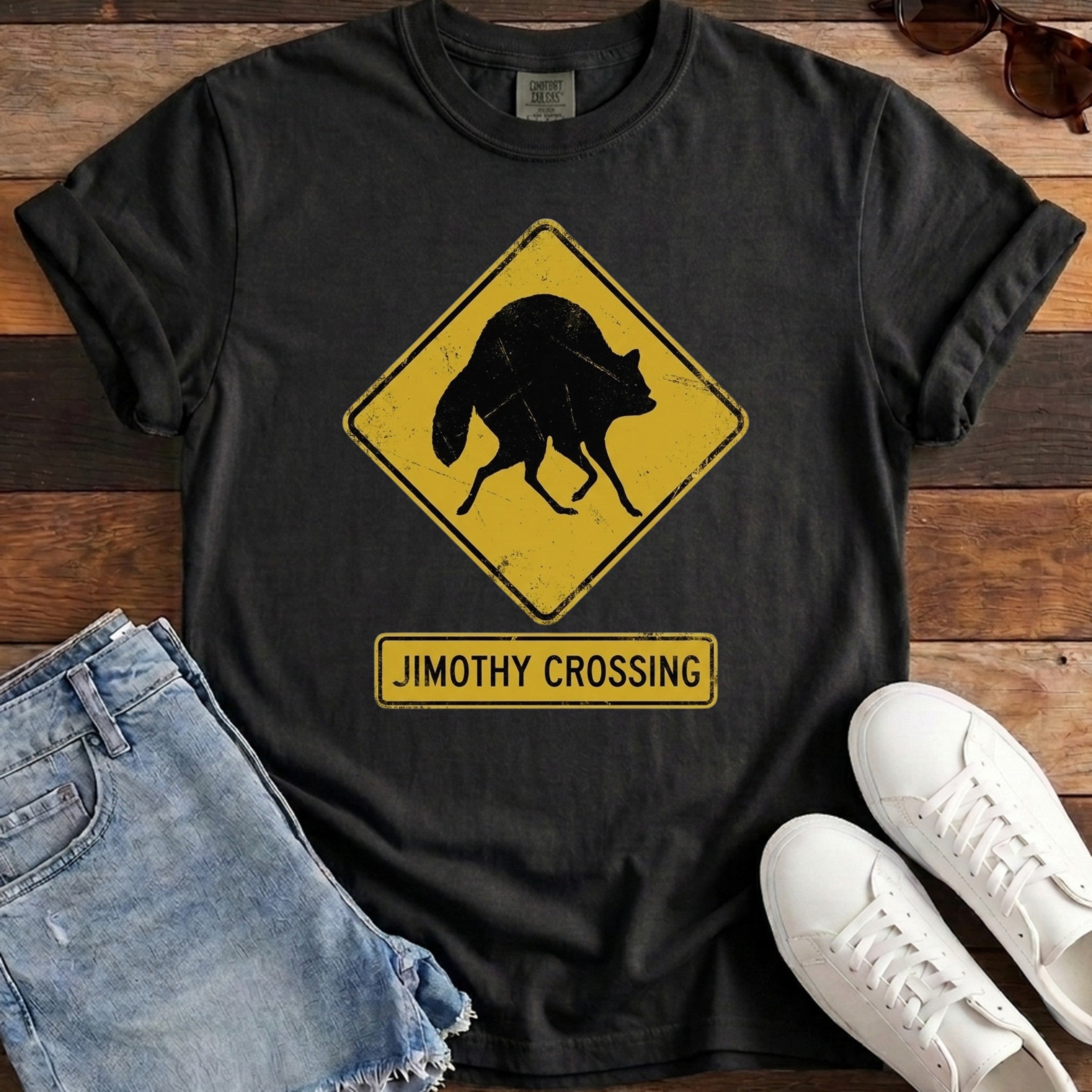 Jimothy Crossing Tee - Black