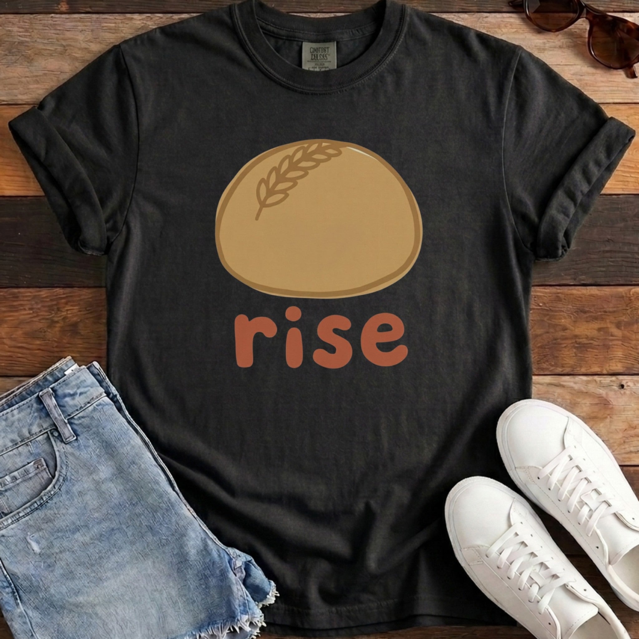Rise Bread Tee - Black