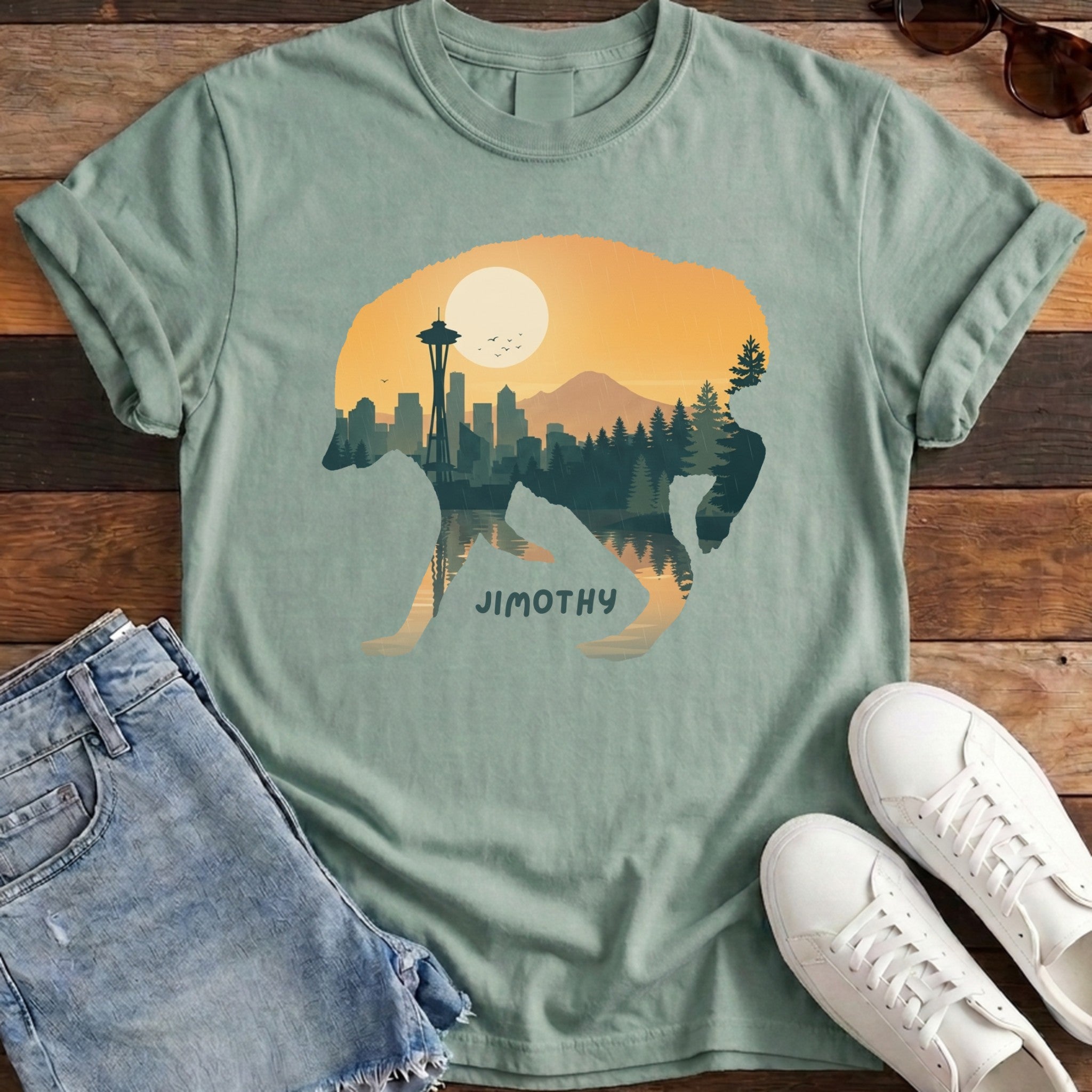 Jimothy Sunset Tee - Bay