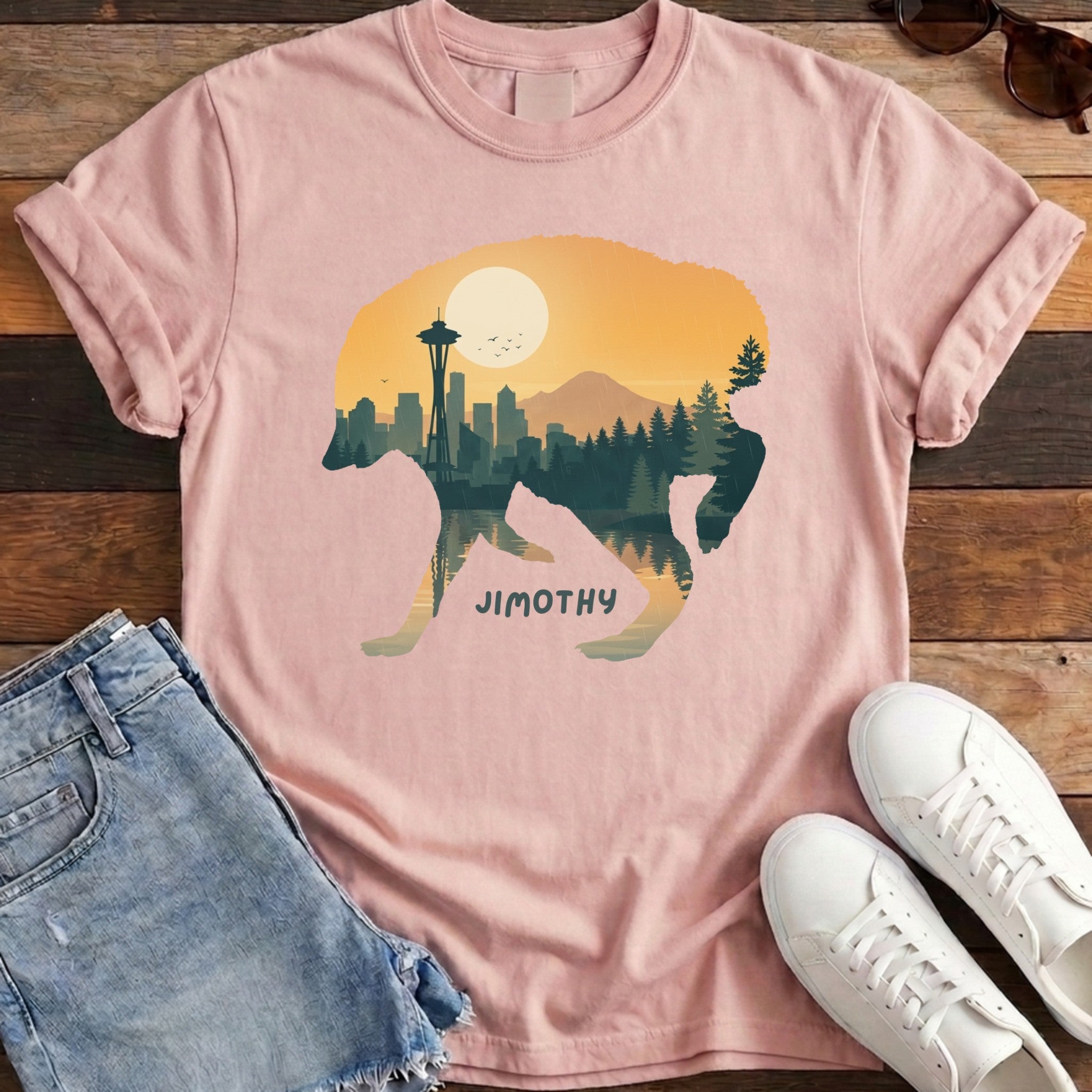 Jimothy Sunset Tee - Blossom