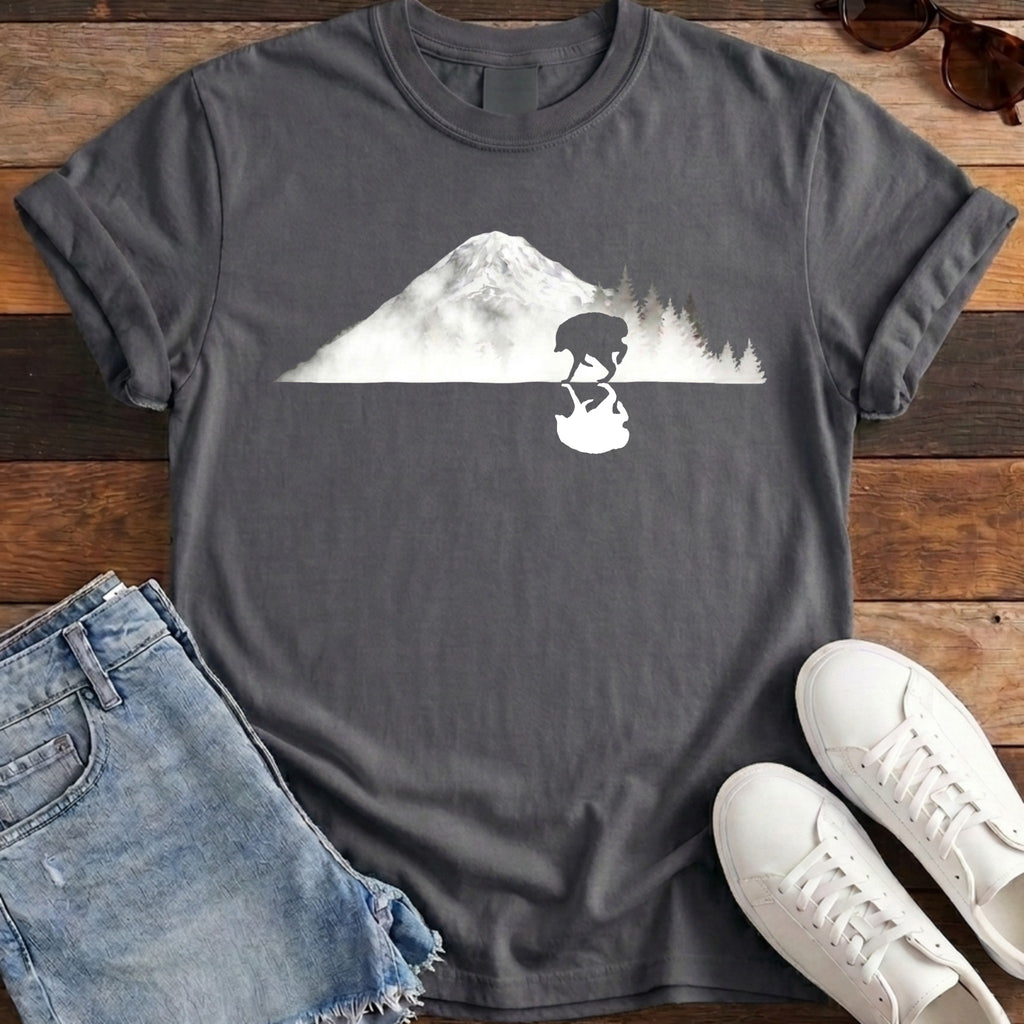 Jimothy Reflected Rainier Tee - Pepper