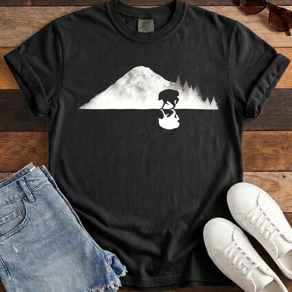 Jimothy Reflected Rainier Tee - Black