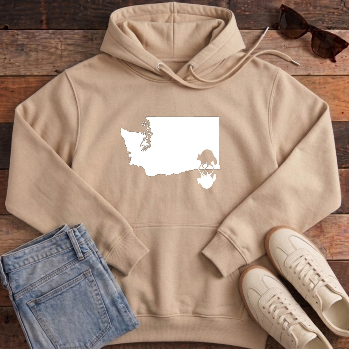 Solid State Jimothy Mirrored Hoodie - Desert Dust