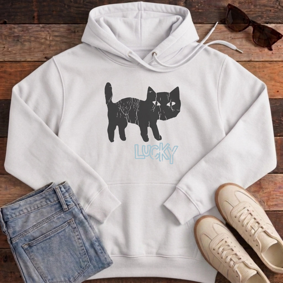 Lucky Hoodie - White