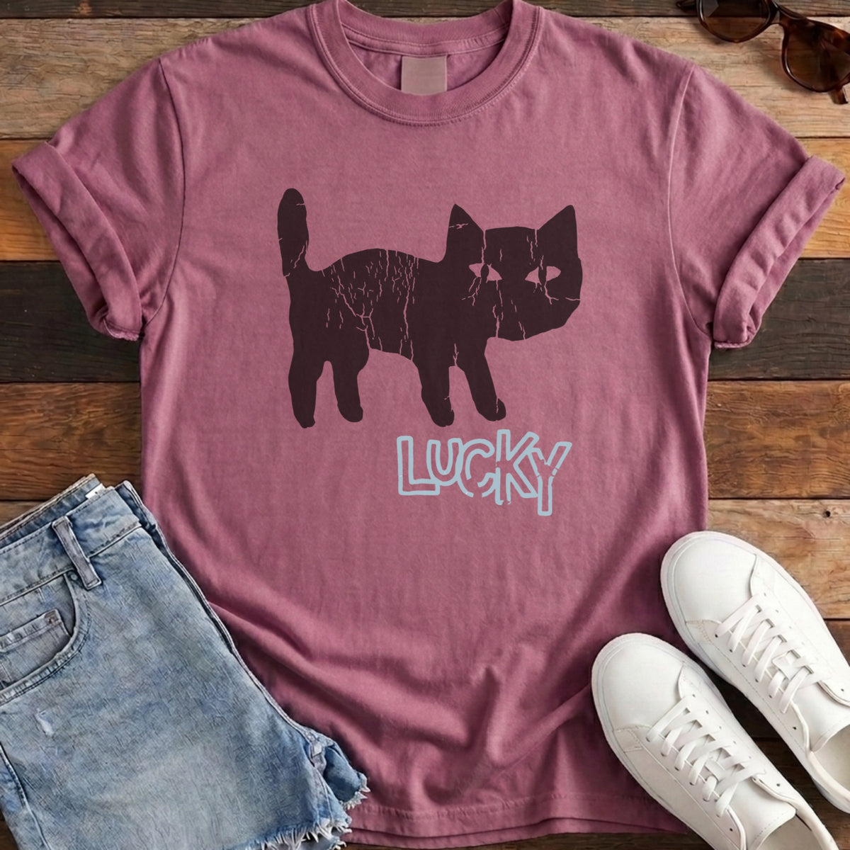 Lucky Tee - Berry