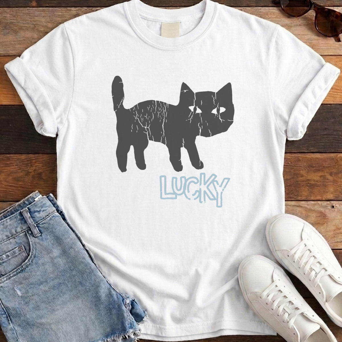 Lucky Tee - White