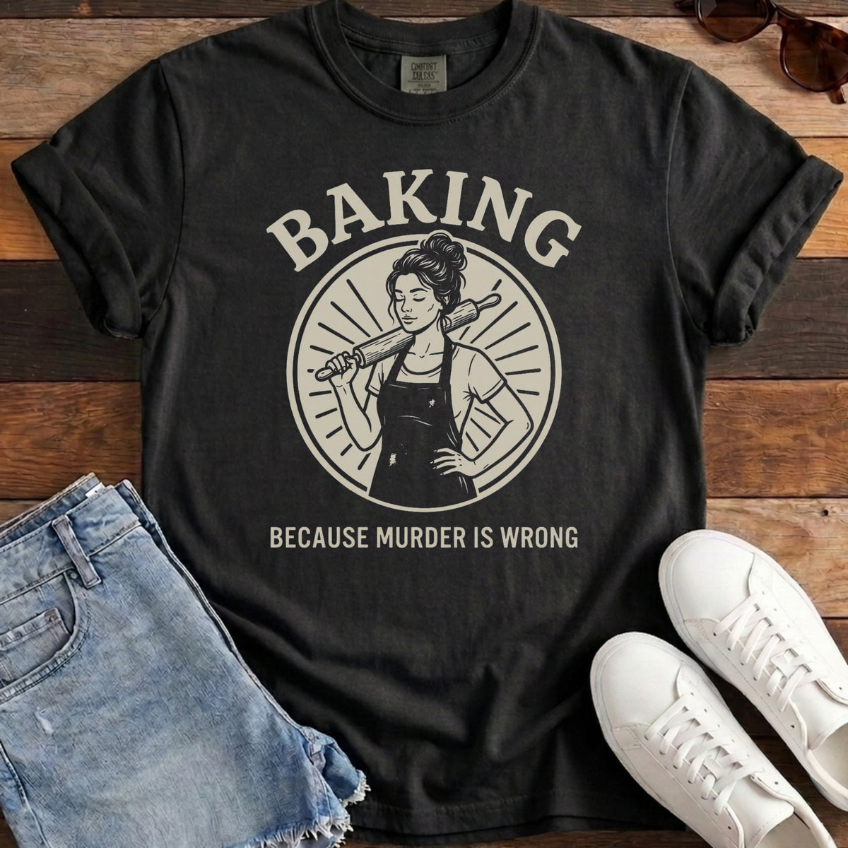Stress Baker Tee - Black
