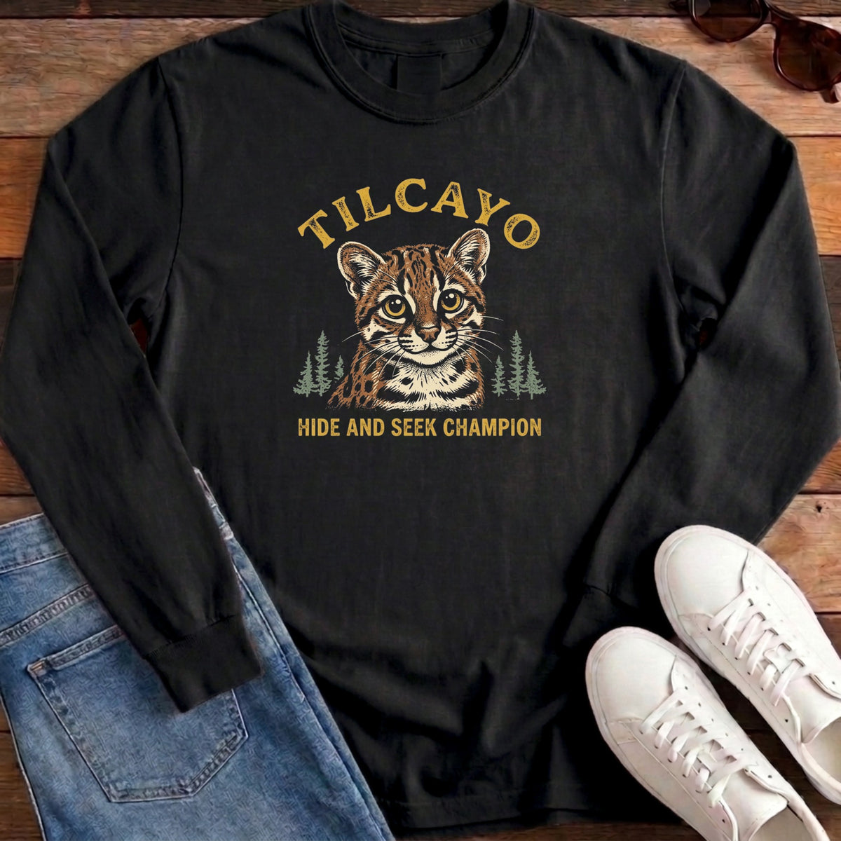 Tilcayo Hide and Seek Champion Long Sleeve - Black
