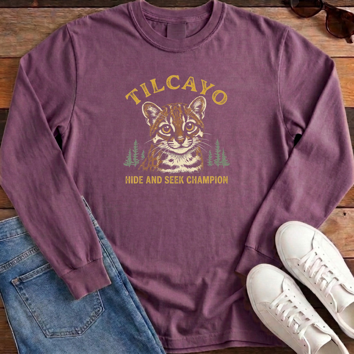 Tilcayo Hide and Seek Champion Long Sleeve - Berry