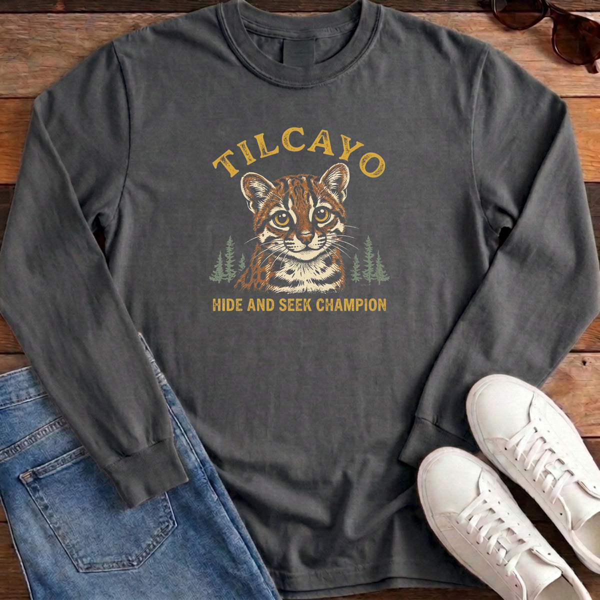 Tilcayo Hide and Seek Champion Long Sleeve - Pepper