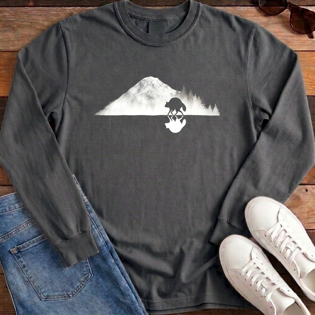 Jimothy Mirrored Rainier Long Sleeve - Pepper