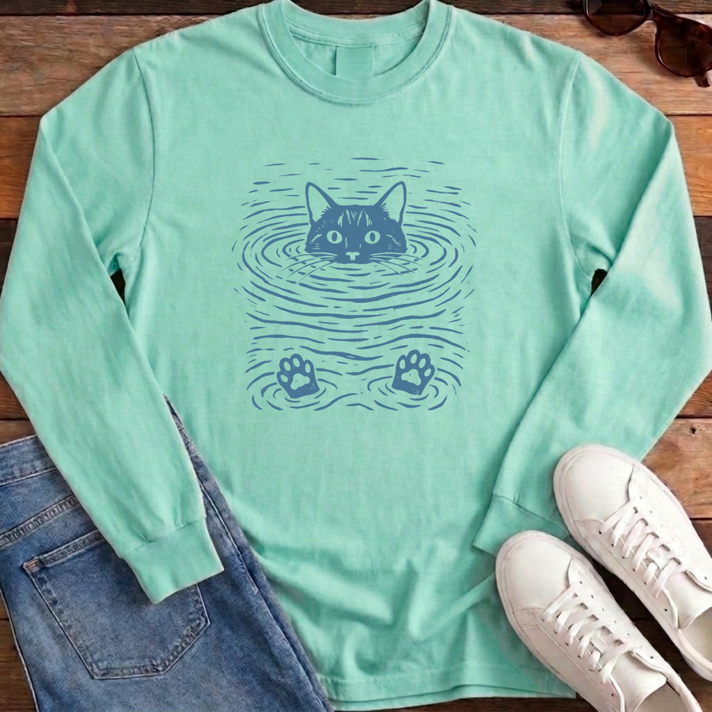 Water Cat Long Sleeve - Island Reef