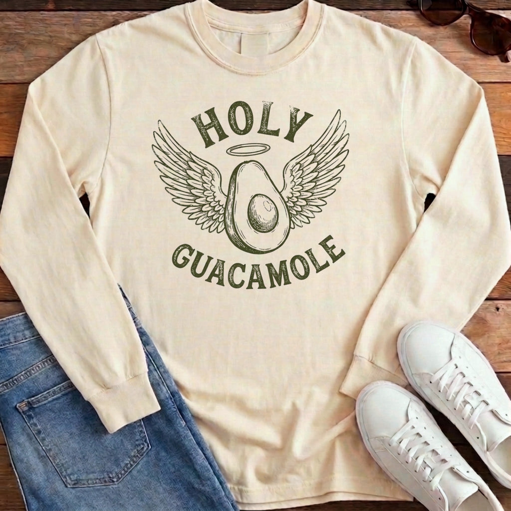Holy Guacamole Long Sleeve - Ivory