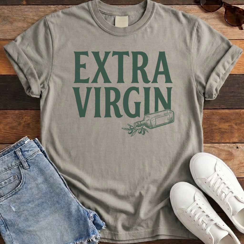 Extra Virgin Tee - Grey