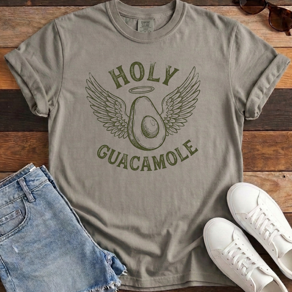 Holy Guacamole Tee - Granite