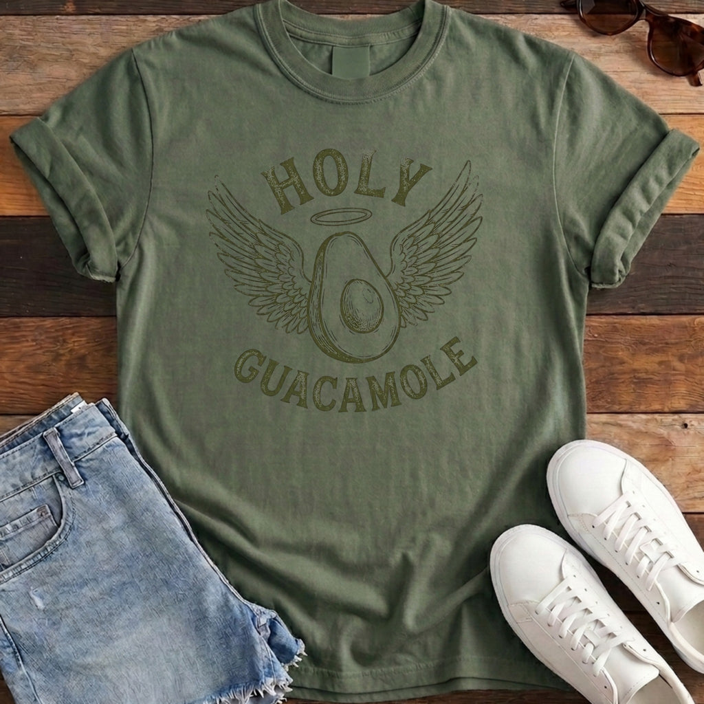Holy Guacamole Tee - Moss