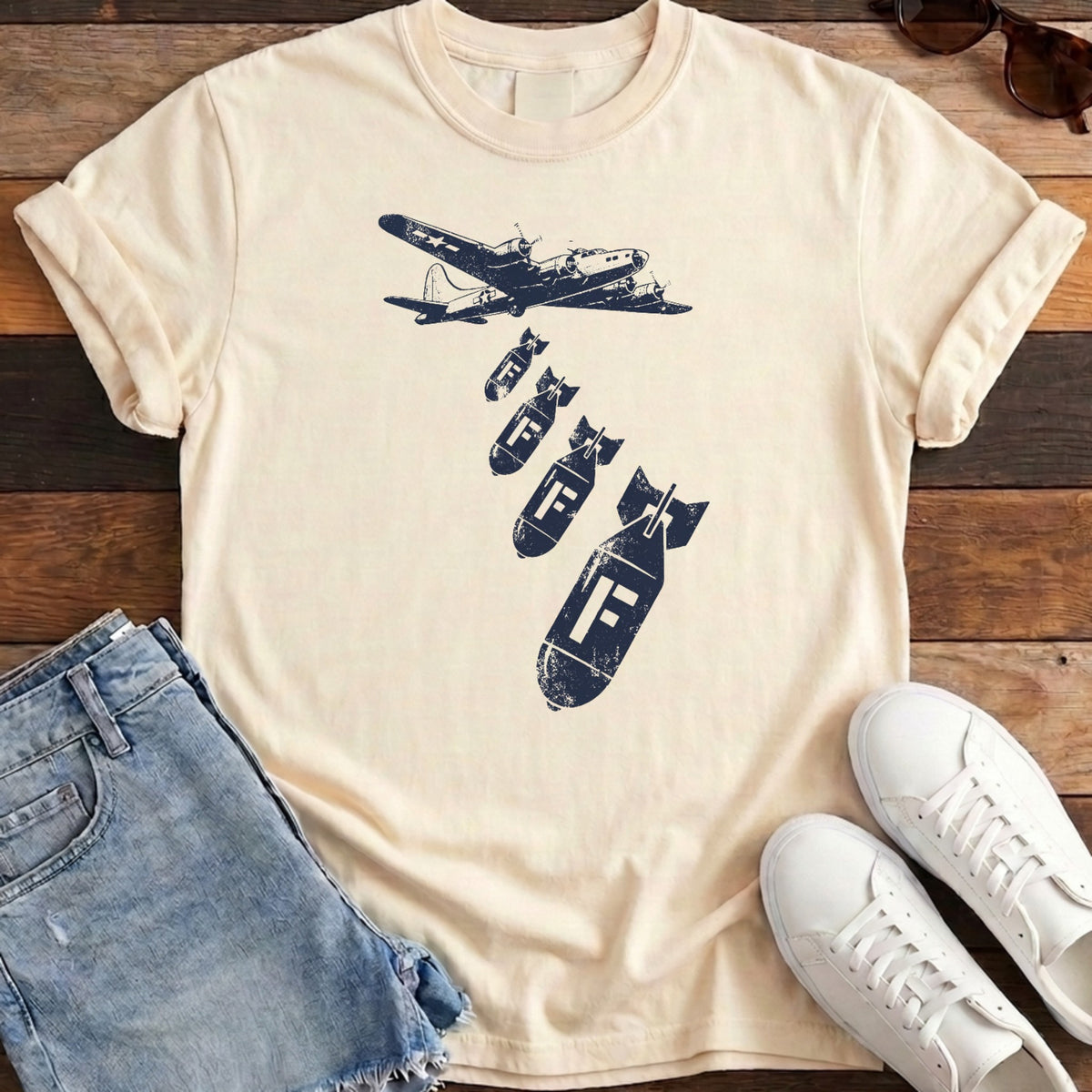 Dropping F Bombs Tee - Ivory