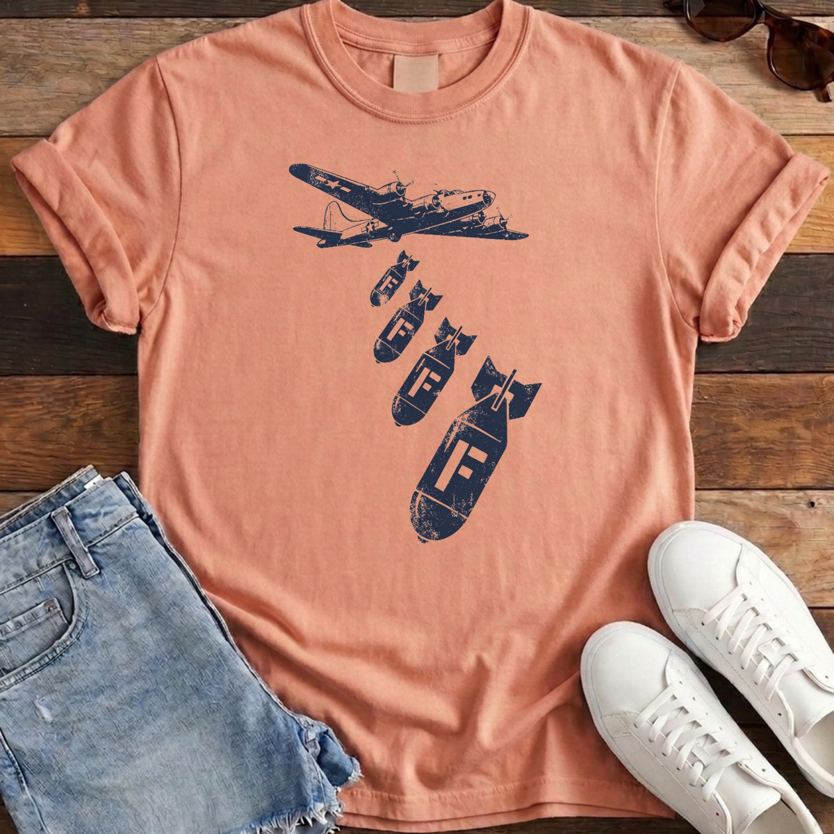 Dropping F Bombs Tee - Terracotta