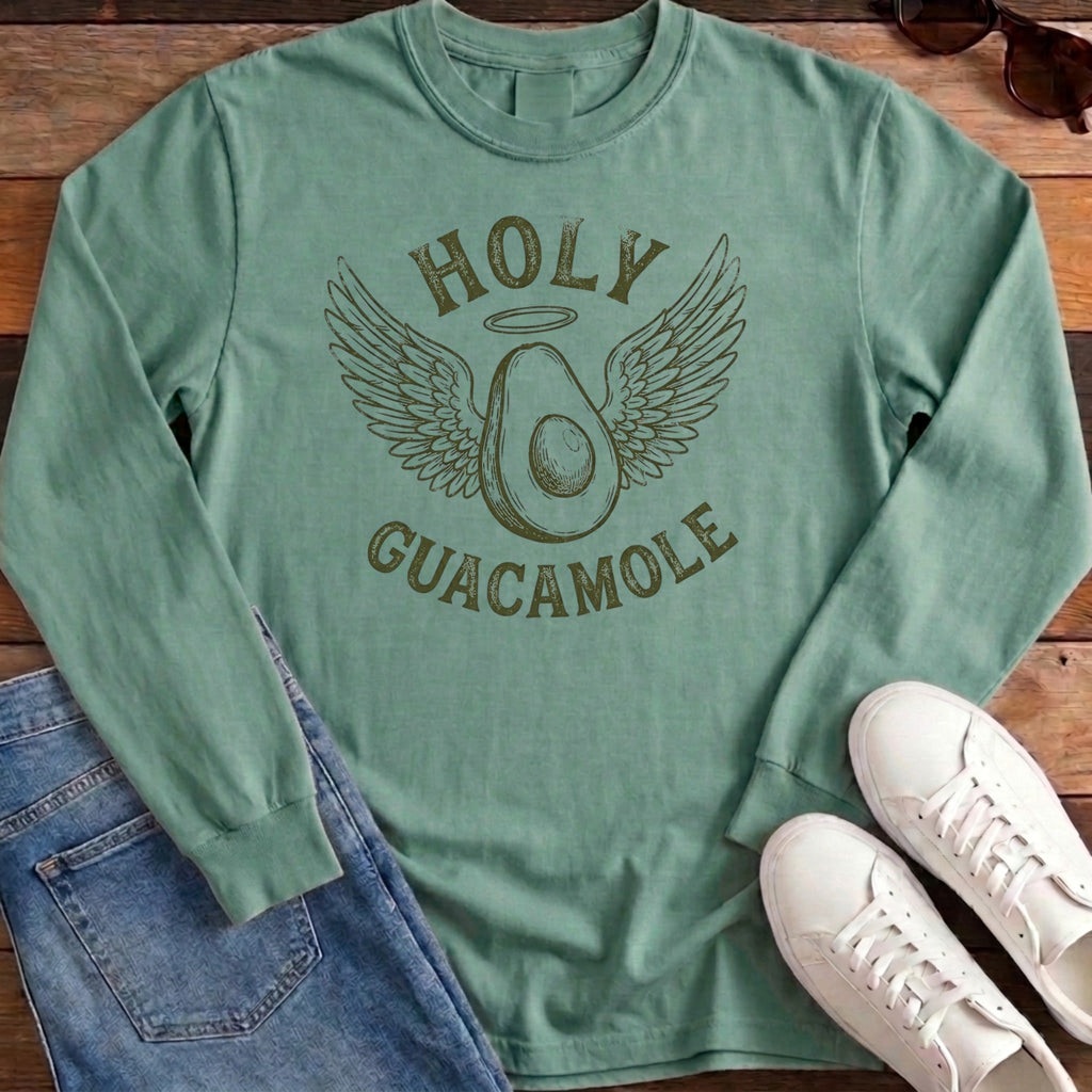 Holy Guacamole Long Sleeve - Light Green
