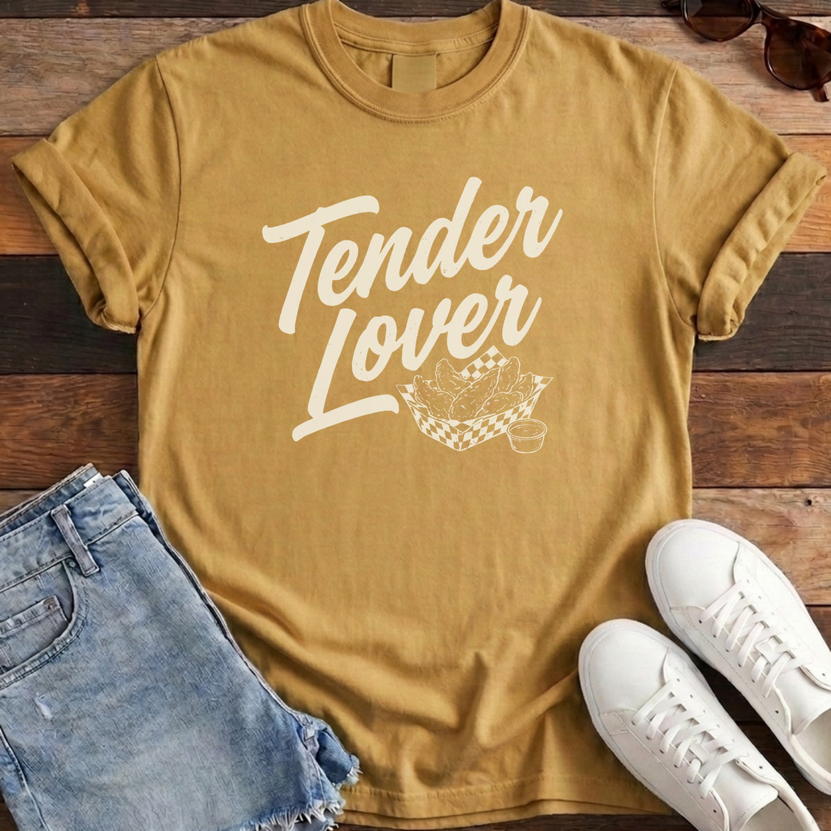 Tender Lover Tee - Mustard