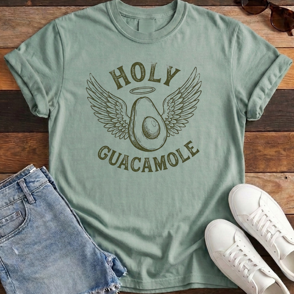 Holy Guacamole Tee - Bay